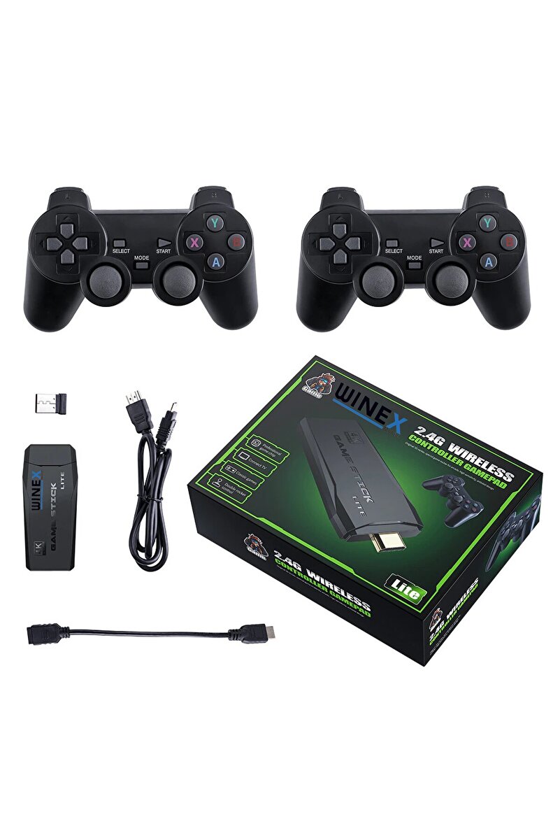 Genel Markalar Arcade Yeni 4khd Retro Game Stick 90 Lı Yıllar Atari Makinası Oyunları 20000 Oyunlu Konsol