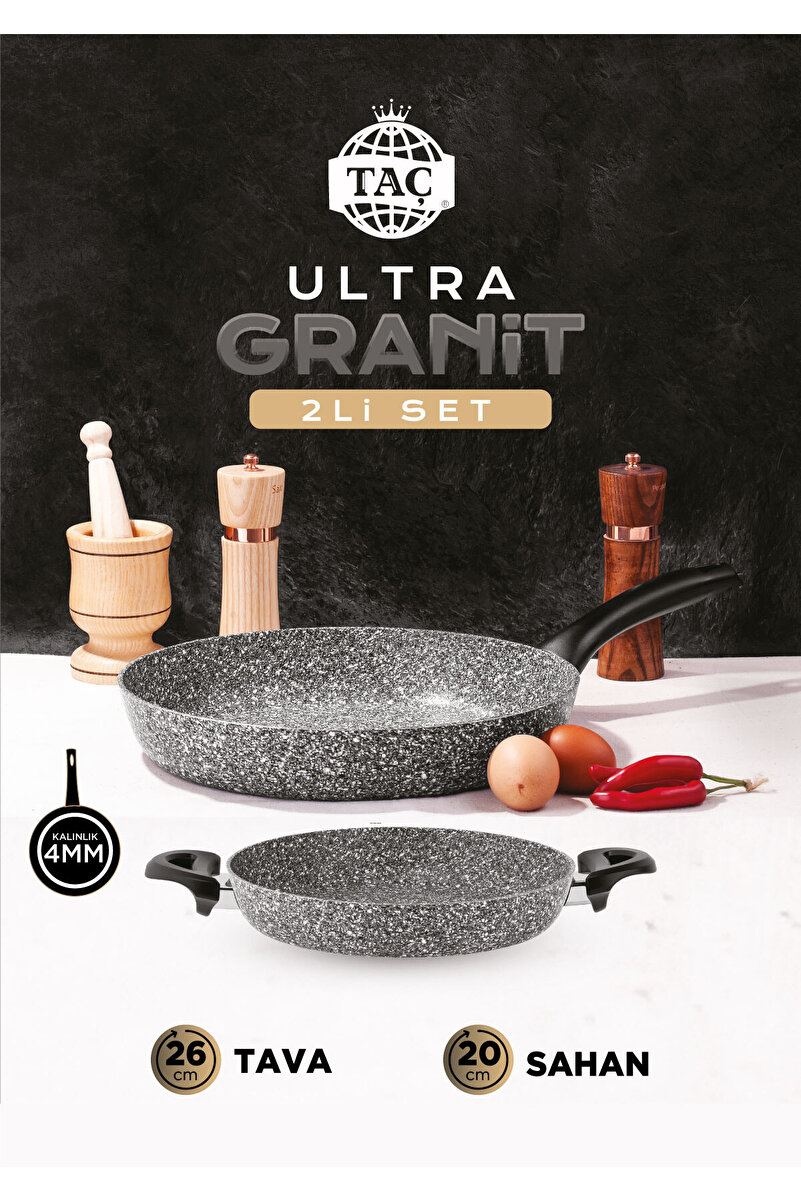 Taç Ultra Granit Tava Sahan Set 4mm