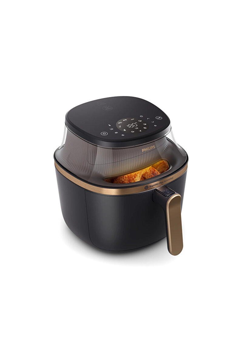 Philips 3000 Serisi Airfryer, RapidAir Plus Teknolojisi, 4.2 Litre, Kolay Temizlik, NA322/00