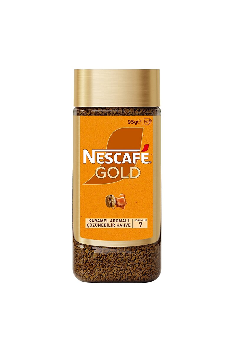 Nescafe Gold Karamel Aromalı Granül Kahve 95 gram