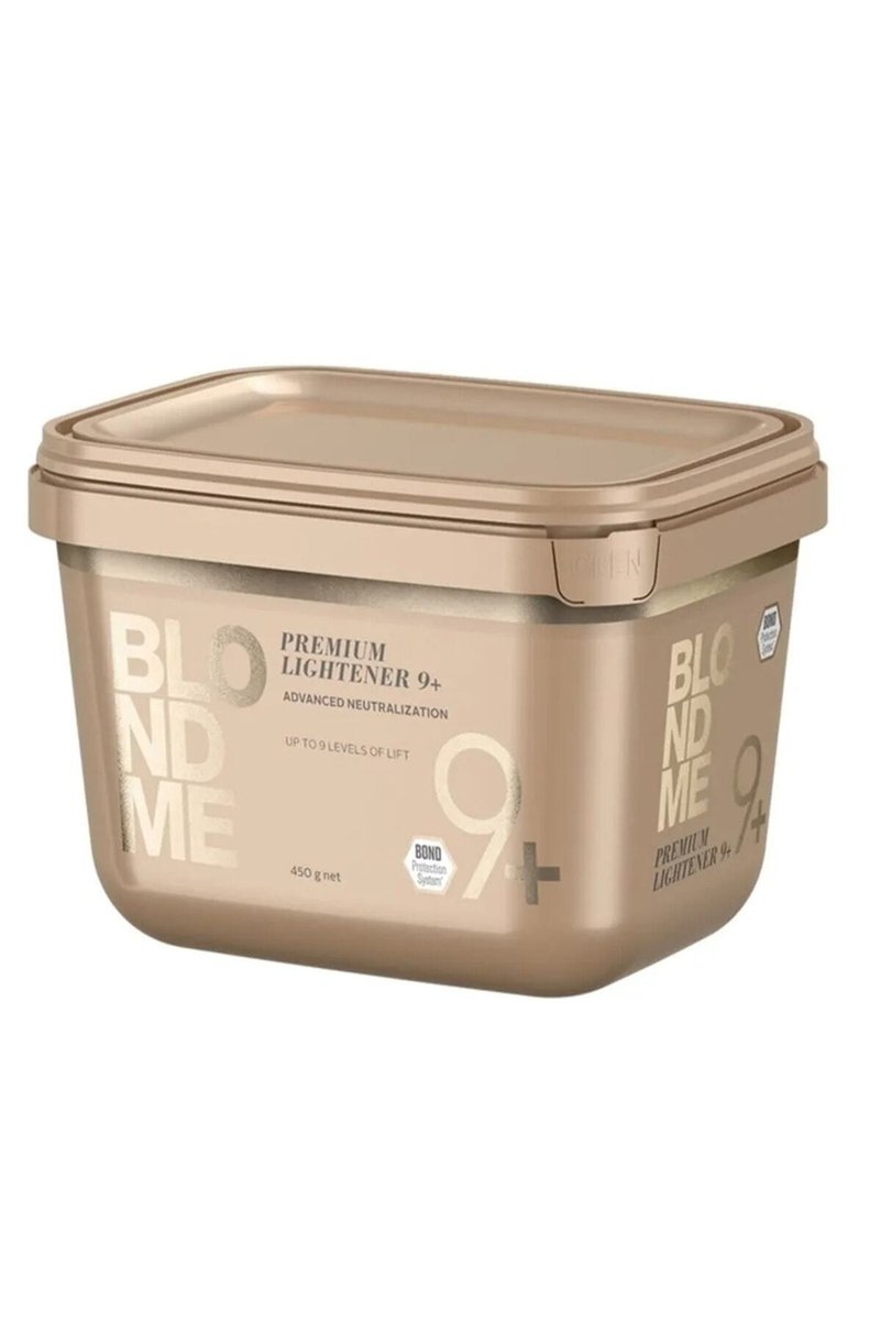 BLONDME Orıjınal Yeni Schwarzkopf Blond Me Açıcı Premium Lightener 9+ Advanced Netralisation 450gr + Tarak