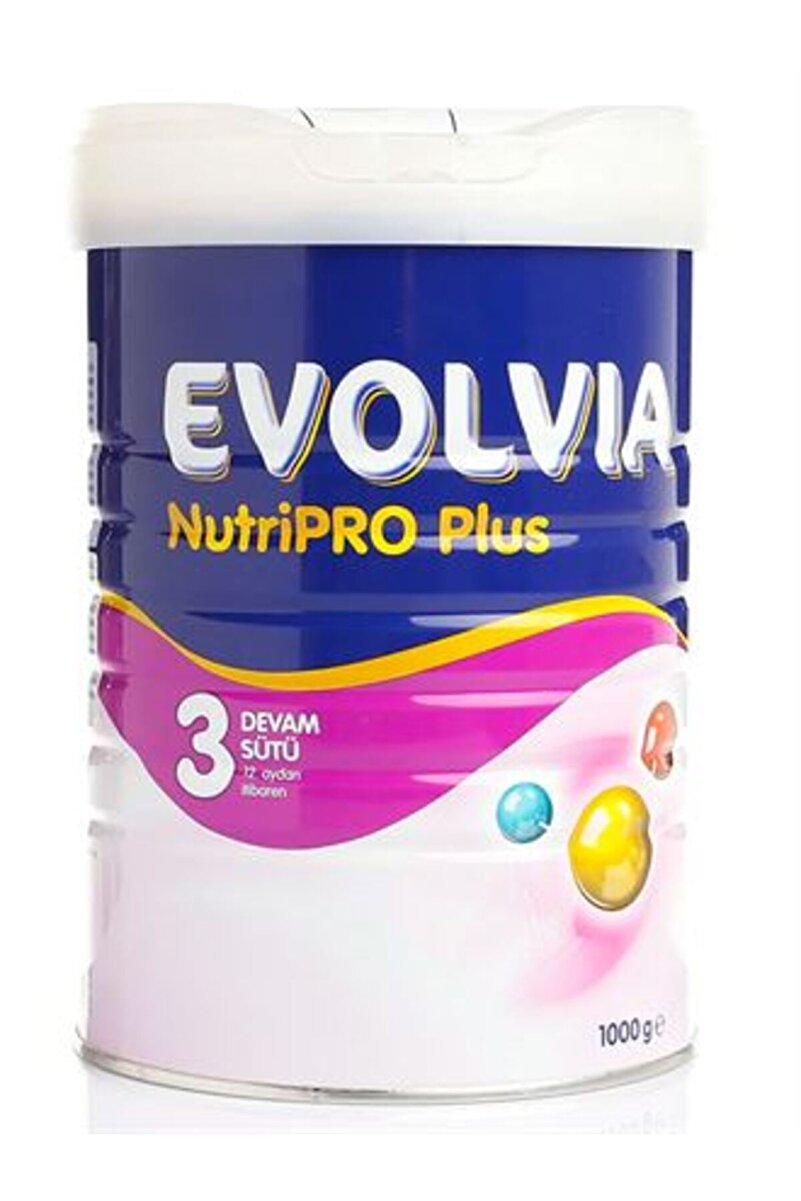 Evolvia Nutripro Plus 3 Devam Sütü 1000 gr 1-3 Yaş ( 1 ADET )