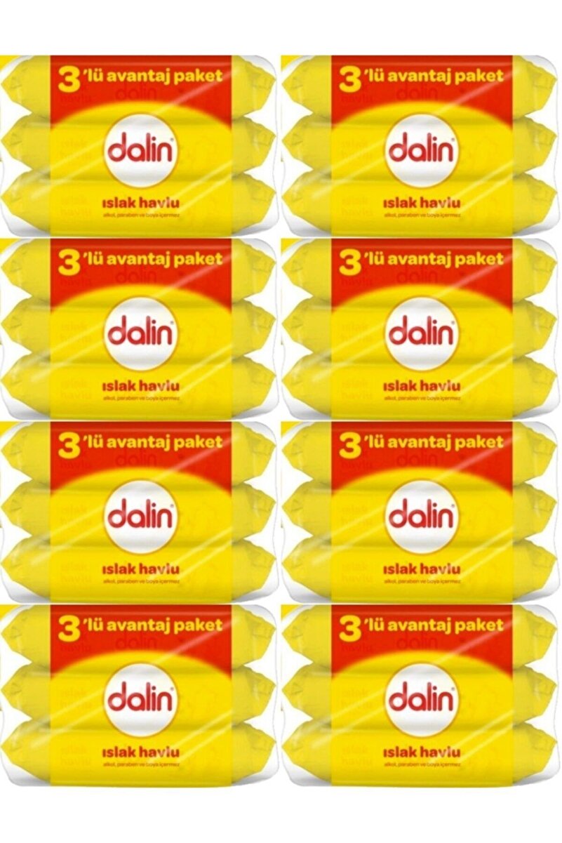 Dalin KLASİK ISLAK MENDİL FENEKSİZ 56 LI 24 ADET