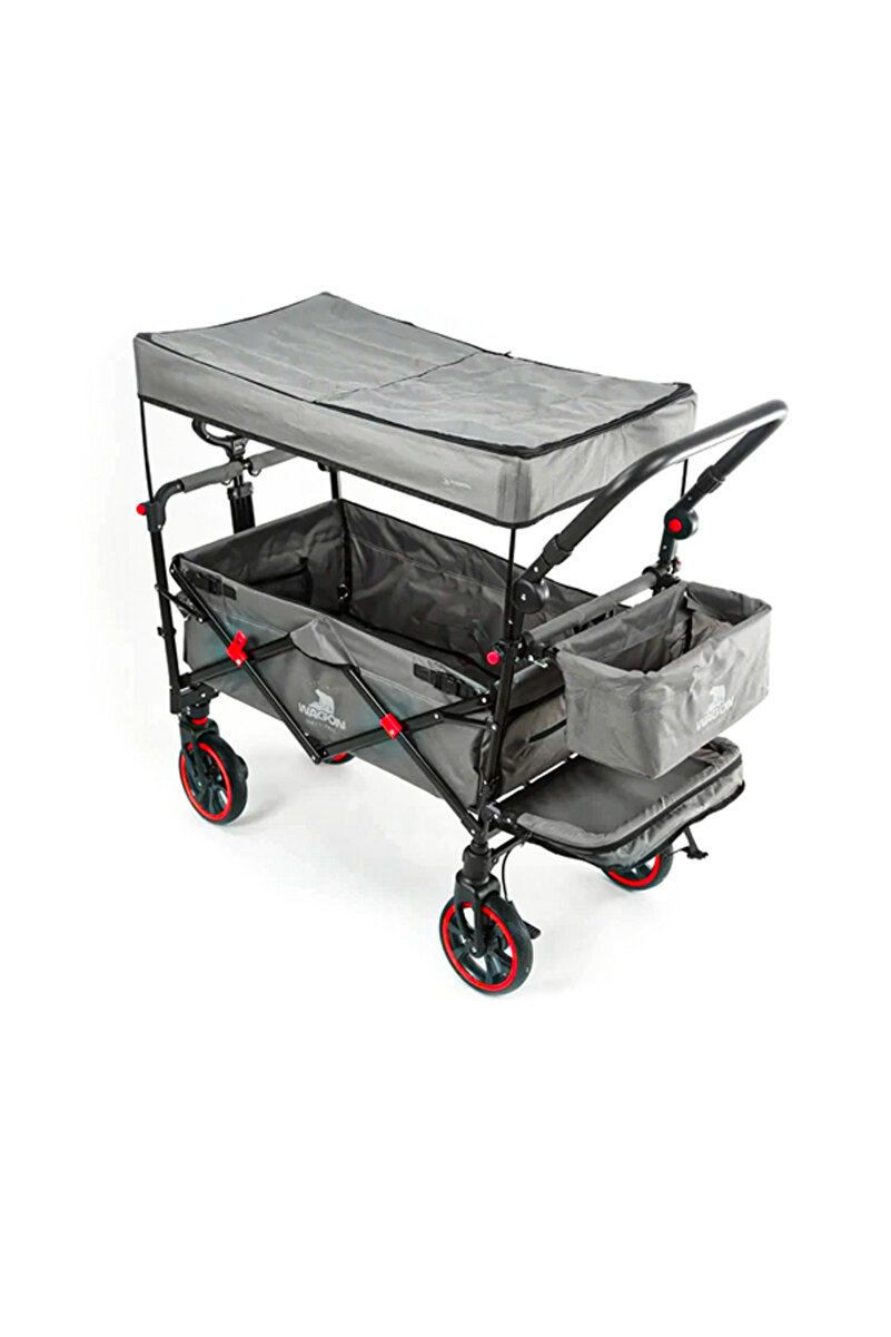 Wagon Çift Yönlü Premium Bebek Arabası Gri