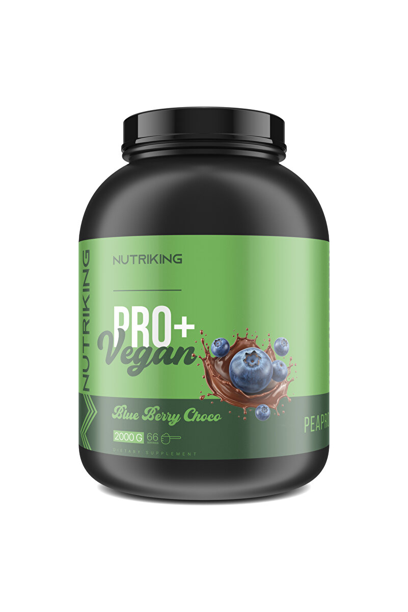 Nutriking NUTRİKİNG VEGAN PRO WHEY 2000GR BÖĞÜRTLENLİ ÇİKOLATA AROMA