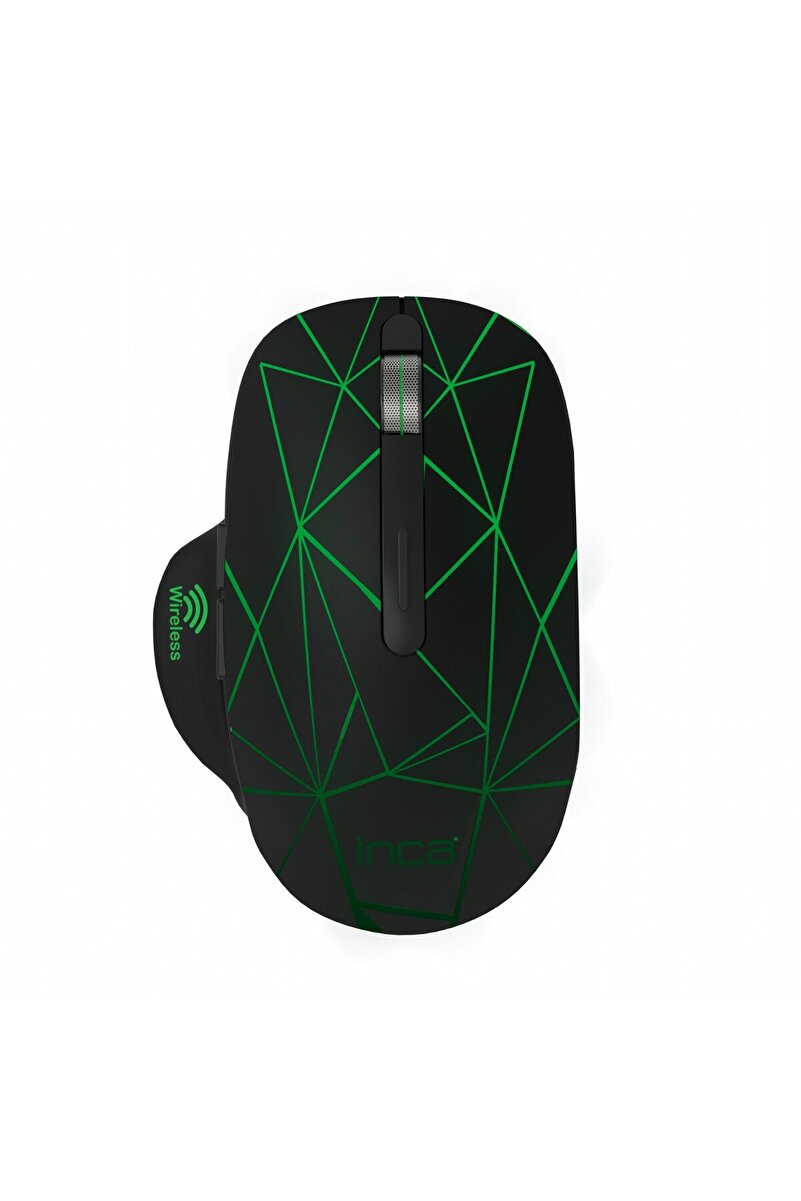 Inca IWM551 Kablosuz USB Type C Şarj Edilebilir 1600 DPI RGB Mouse