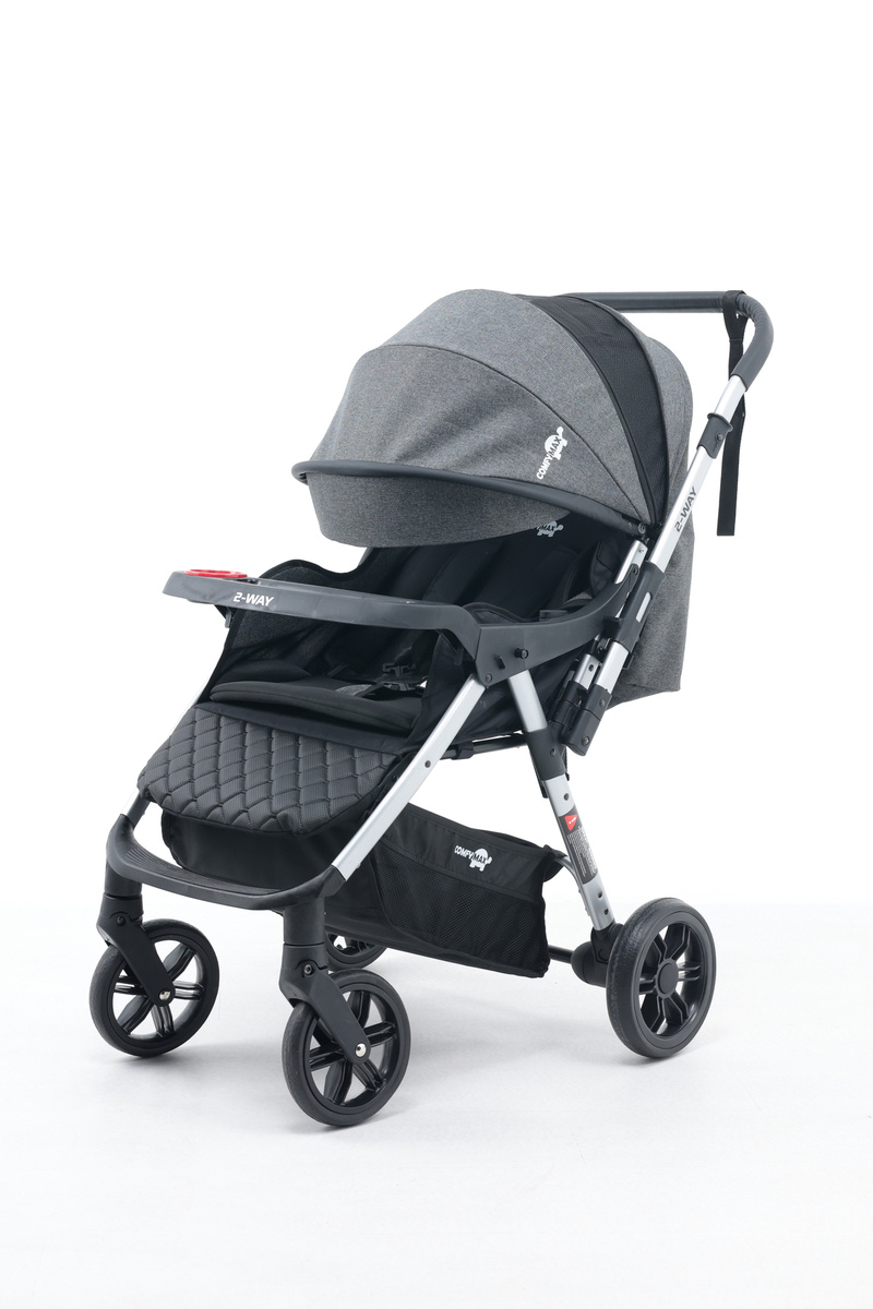 Comfymax 2-Way Çift Yönlü Bebek Arabası – Strom Grey