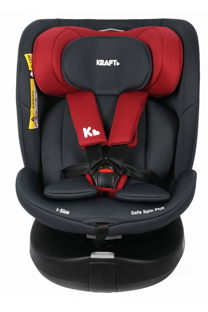 Kraft Safe Spin Plus I-size Oto Koltuğu 0-36 Kg Kırmızı
