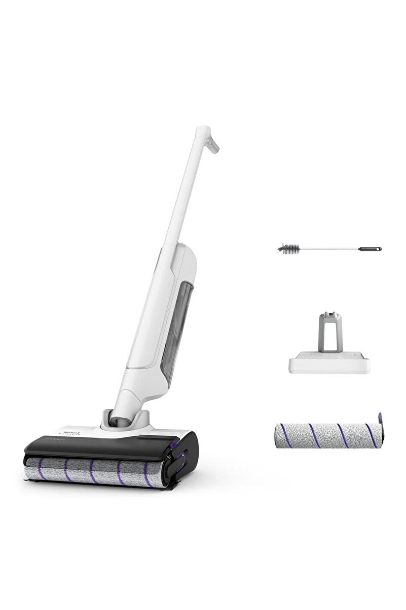 TEFAL X-Clean 10 Islak Sert Zemin Temizleyici Kablosuz Dikey Süpürge-Kendini Temizler Kurutur - İlave Rulo
