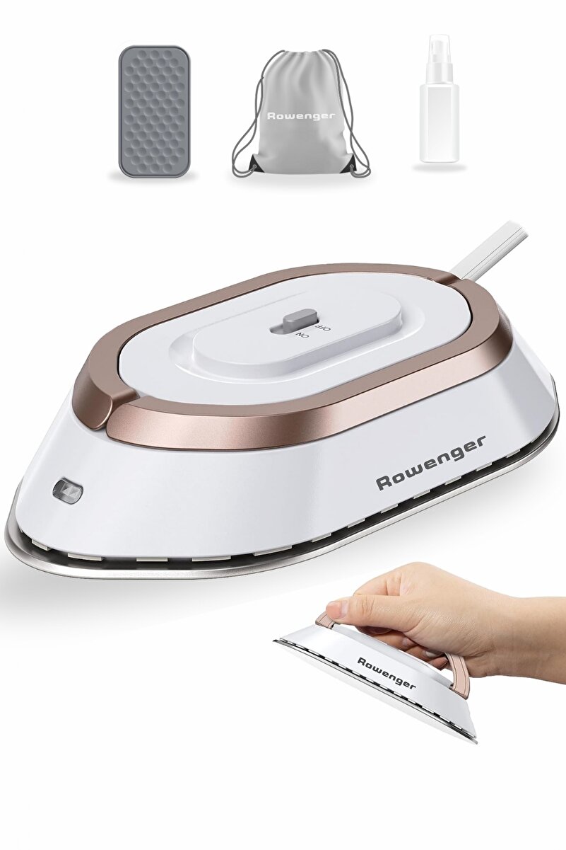 Rowenger Nb301 Mini Seyahat Ütüsü Çift Voltaj Dünya Çapında Kullanıma Uygun White