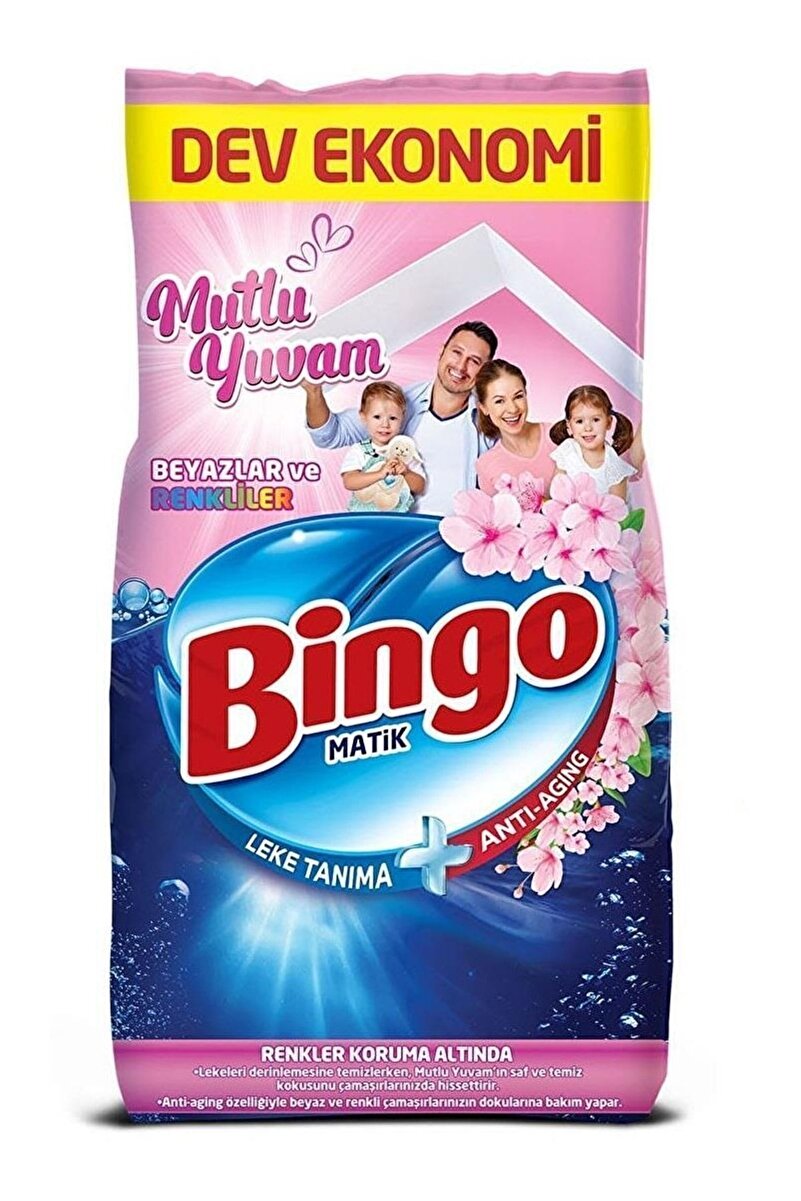 Bingo Matik Mutlu Yuvam Beyazlar Ve Renkliler 8 Kg-