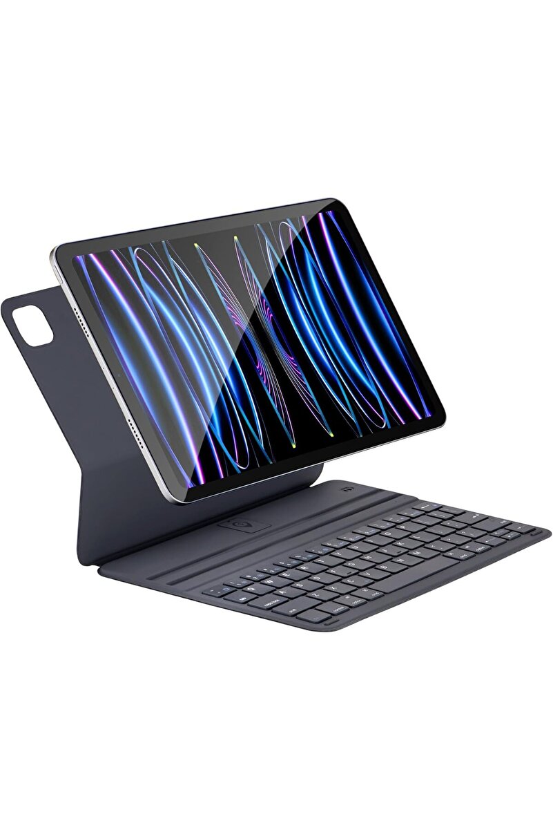 Fogy İpad 12.9"5.6.Nesil M1.M2 2022.2021 Uyumlu Magic Keybord Folio klavyeli kılıfı