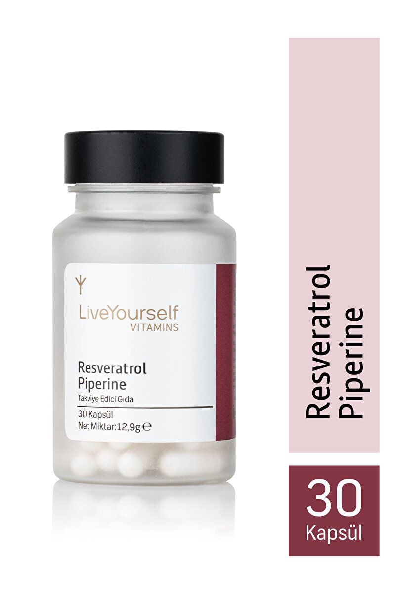 Live Yourself Resveratrol Piperine – 30 Kapsül
