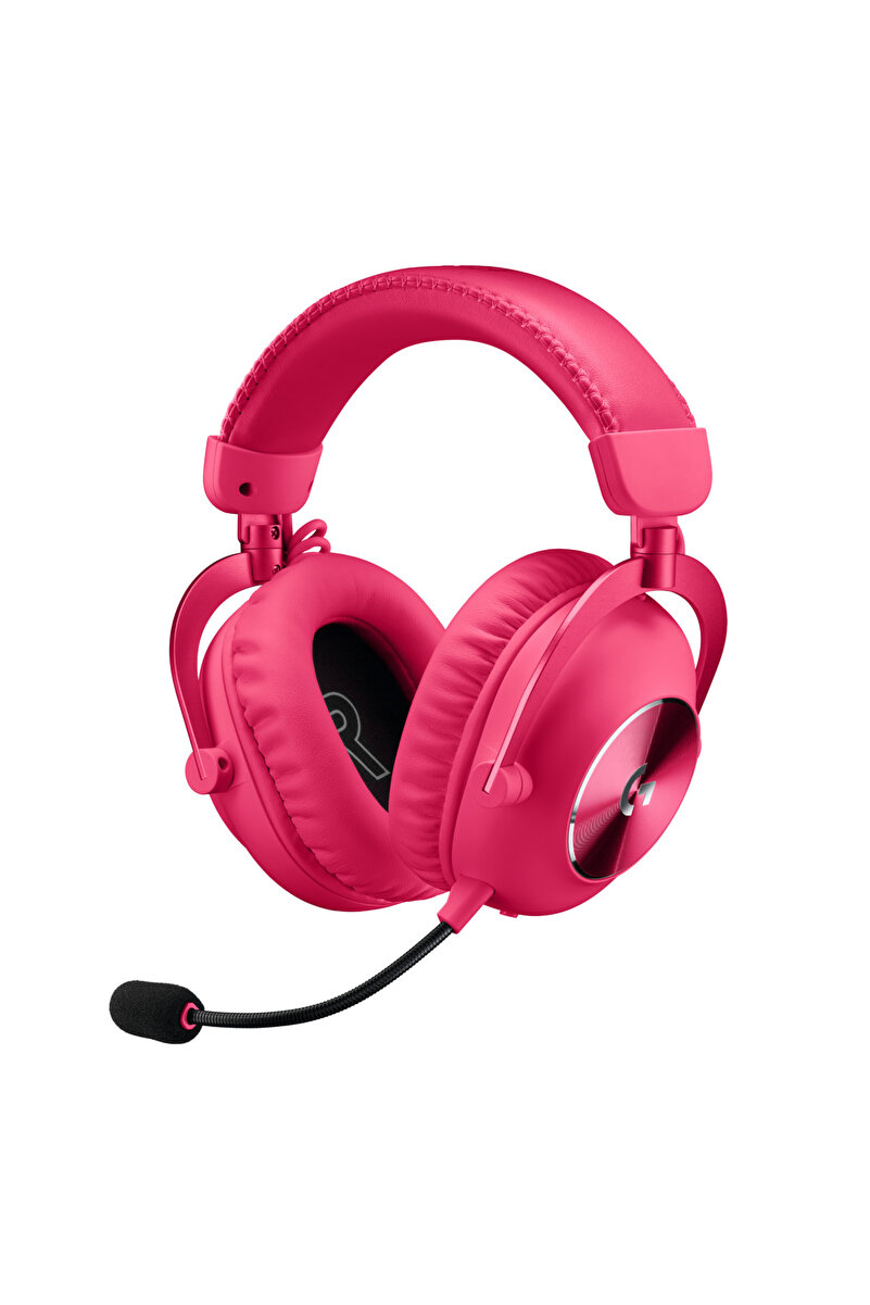 logitech G PRO X 2 LIGHTSPEED Kablosuz DTS:X Headphone 2.0 - 7.1 Surround Ses Oyun Kulaklığı - Pembe