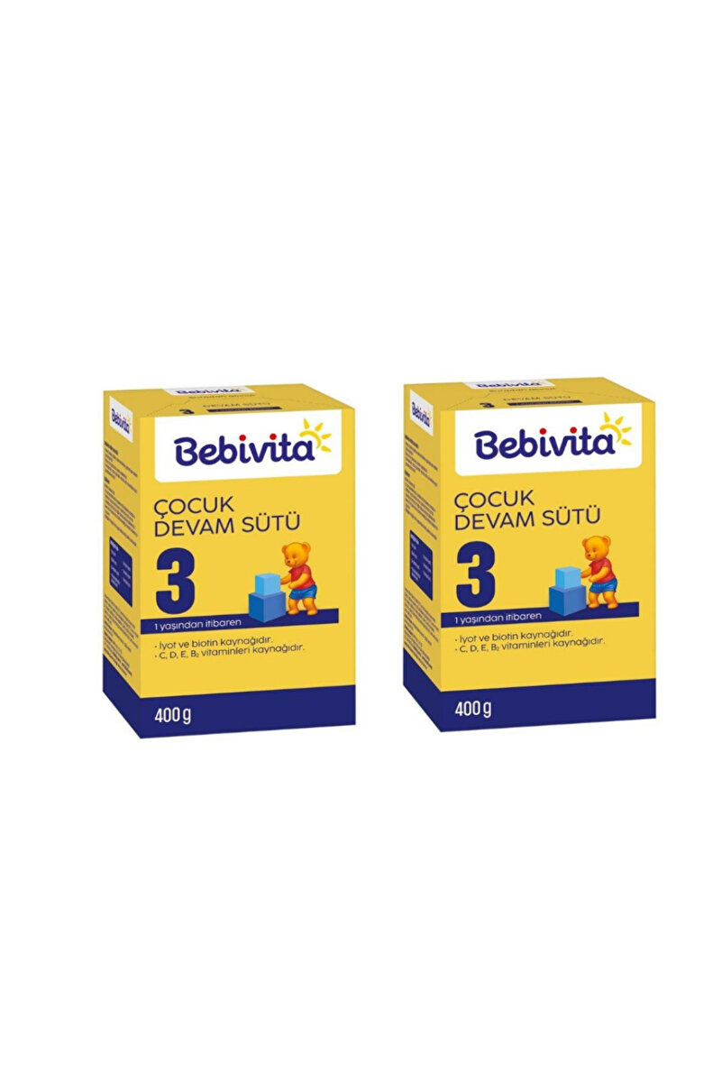 Bebivita Devam Sütü 3 Numara 400 Gr x 2 Adet