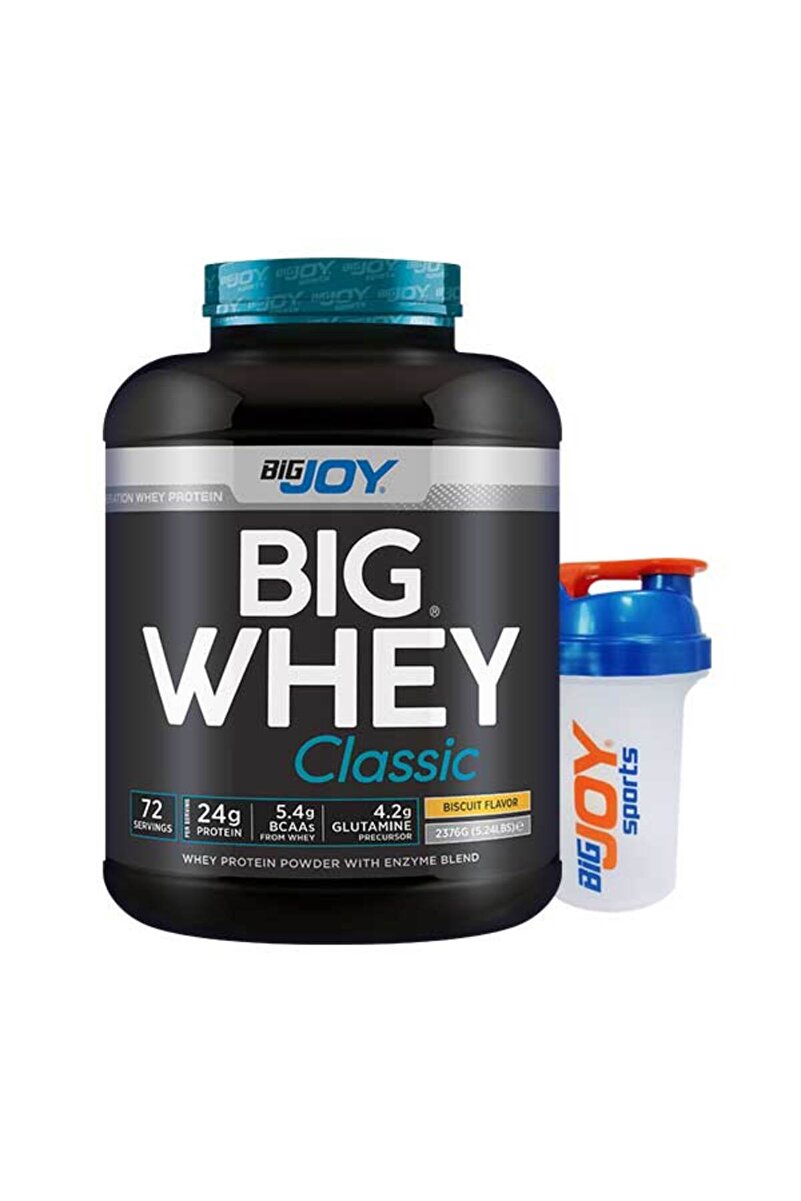 Bigjoy Bigwhey Classic Whey Protein Tozu Bisguit 2376g Bisküvi Protein Powder Wıth Enzım Blend