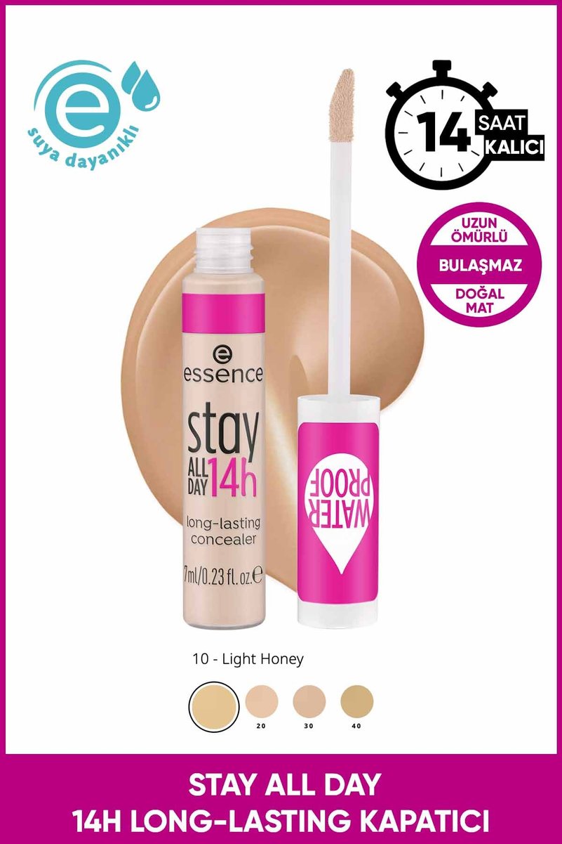 Essence Stay 14 Saat Dayanıklı Natural Kapatıcı 10