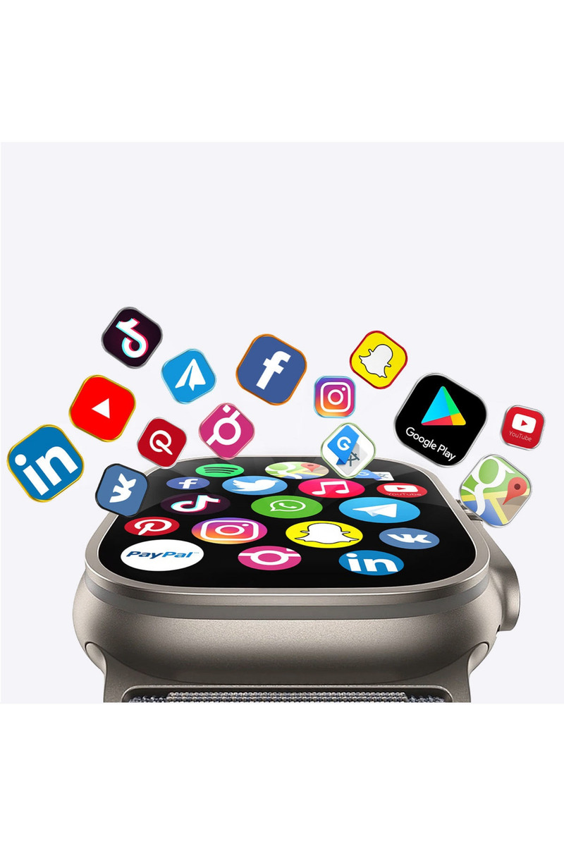 Bella Watch Ultra 2 Wifi Destekli Android Akıllı Saat Uygulama Indirme 16 Gb Hafıza Akıllı Saat