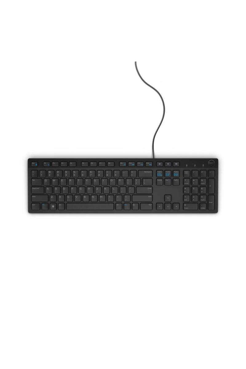 Dell KB216 Multimedia Kablolu Usb Klavye İngilizce Siyah 580-ADHK (5397063704439)