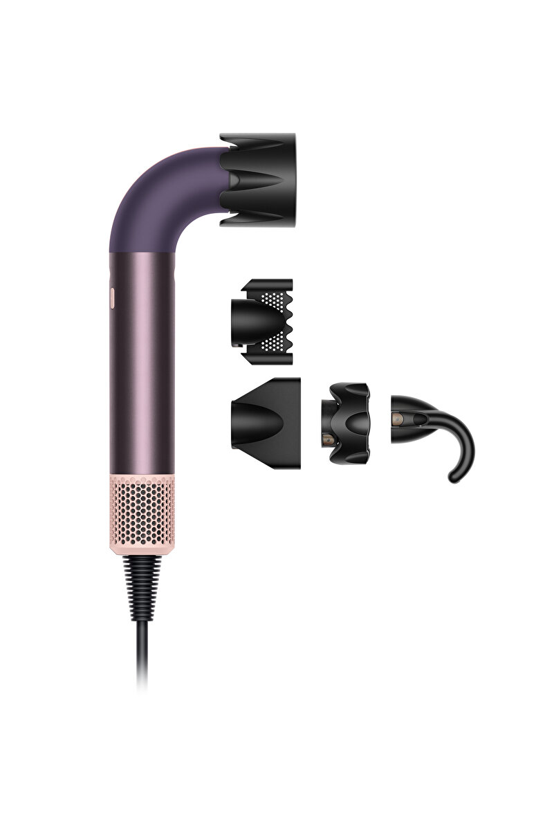 DYSON Supersonic r™ saç kurutma makinesi Düz+Dalgalı (Jasper Plum)