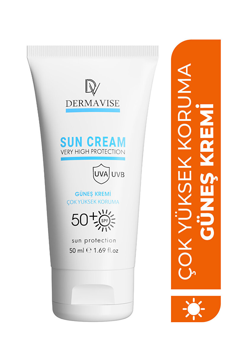 Dermavise Güneş Kremi 50 Spf Günlük Koruyucu Tüm Cilt Tipleri - 50 ml