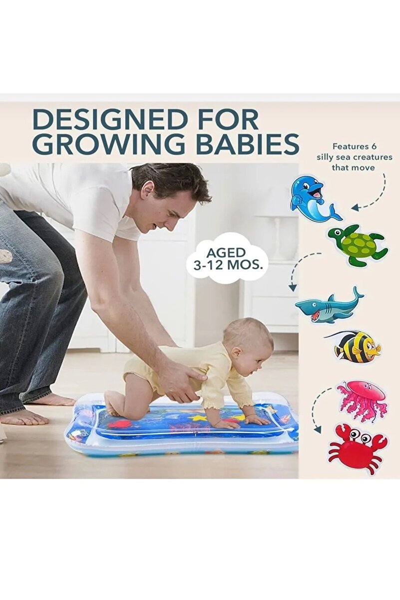 TREND Bebek Su Oyun Matı (TUMMY TIME) Karın Üstü Aktivite Zamanı