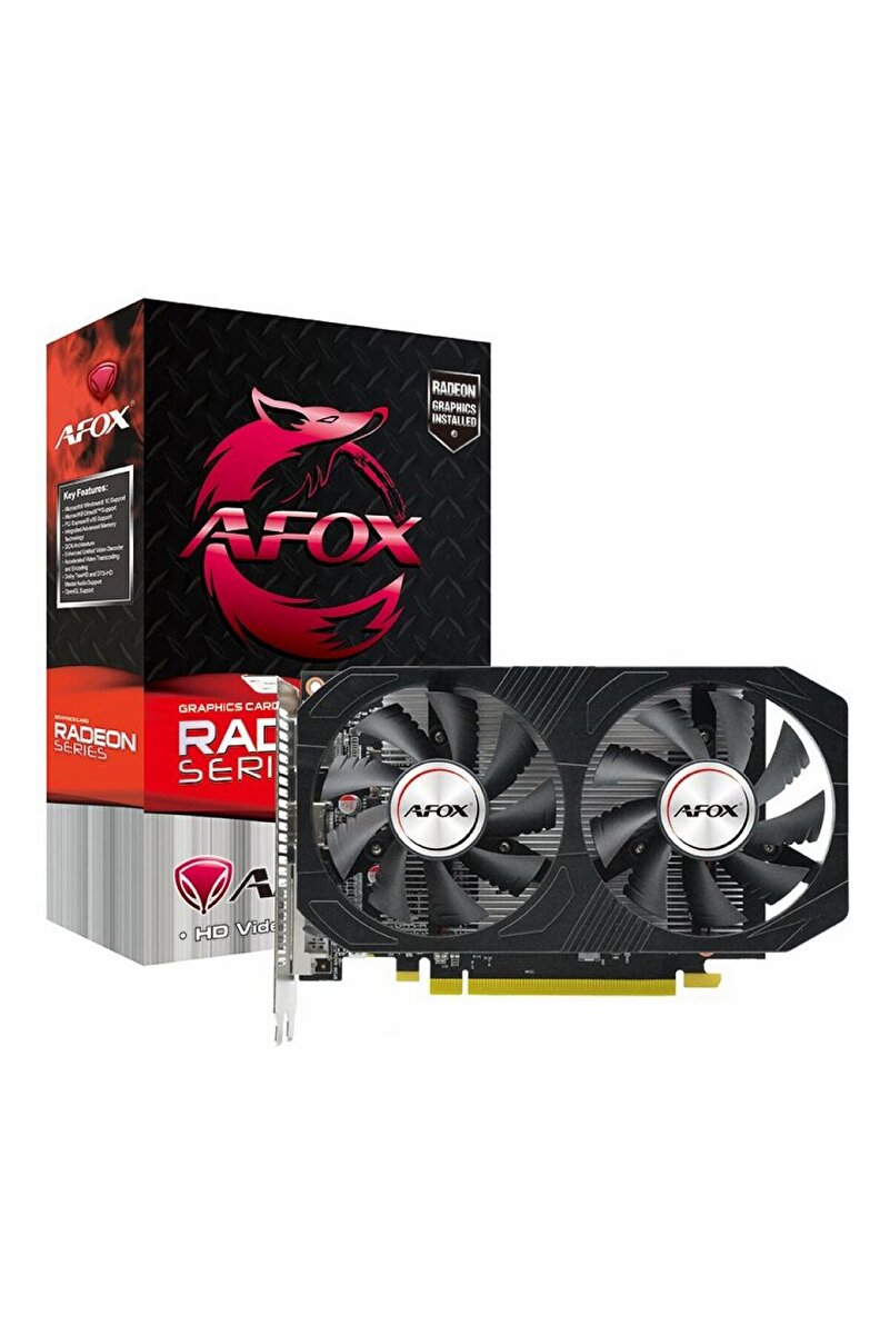 Afox Radeon RX 550 4GB GDDR5 128Bit DVI/HDMI/DP Ekran Kartı