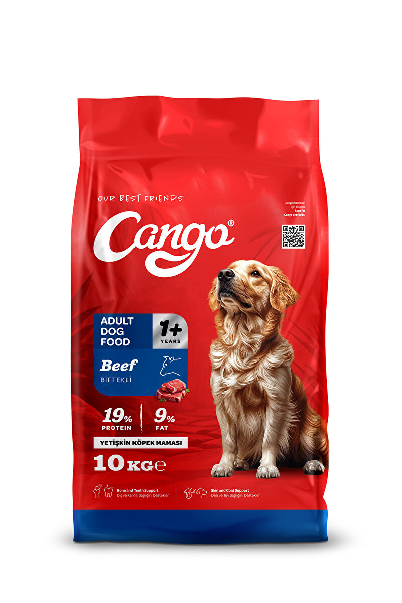 Cango Yetişkin Köpek Maması Etli Biftekli 10Kg