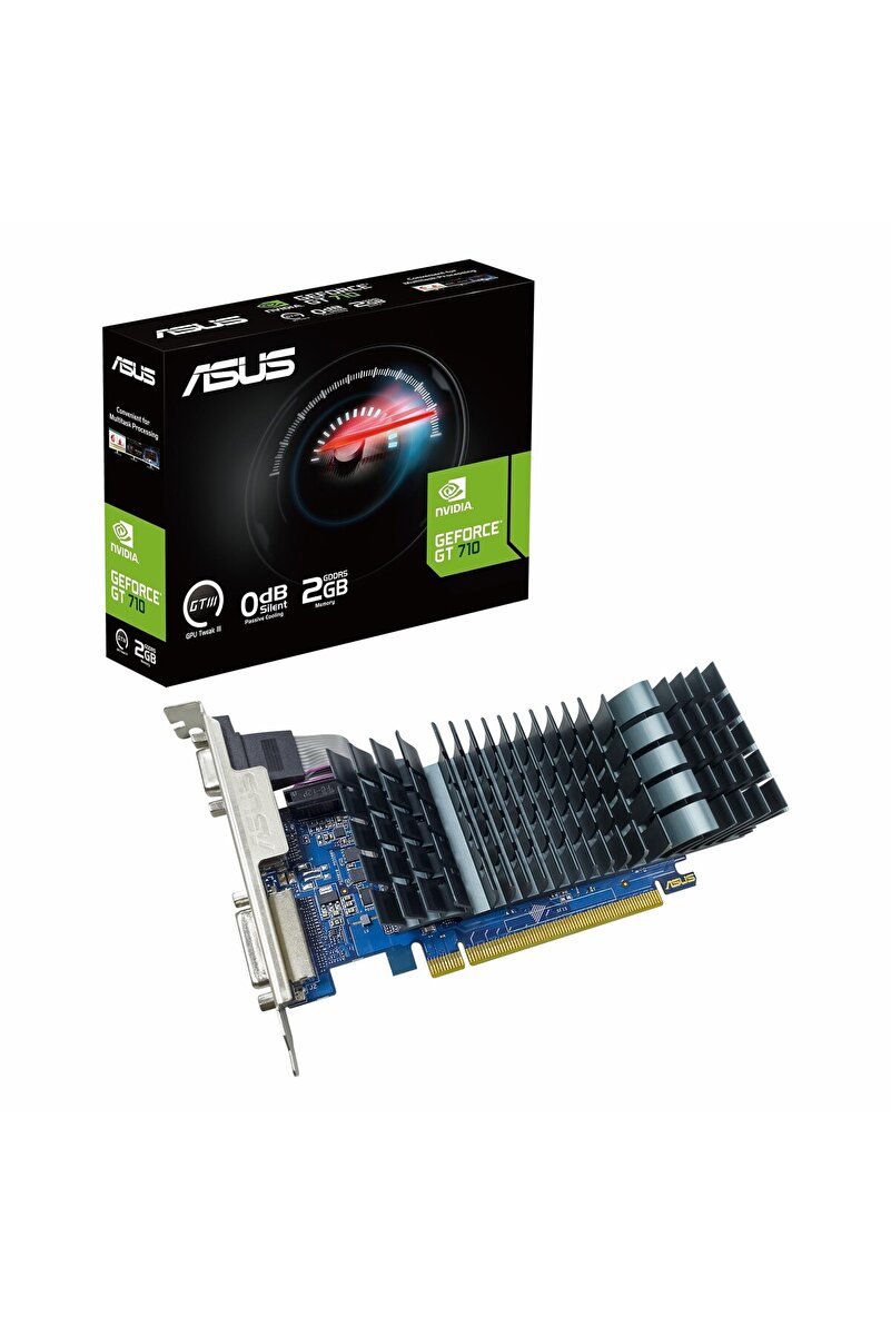 ASUS GeForce GT 710 2GB GDDR5 64Bit DVI/VGA/HDMI Ekran Kartı