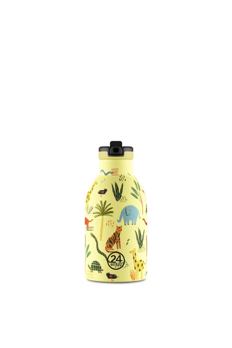 24 Bottles Clima Bottle Jungle Friends Pipetli Paslanmaz Çelik Termos 330 ml