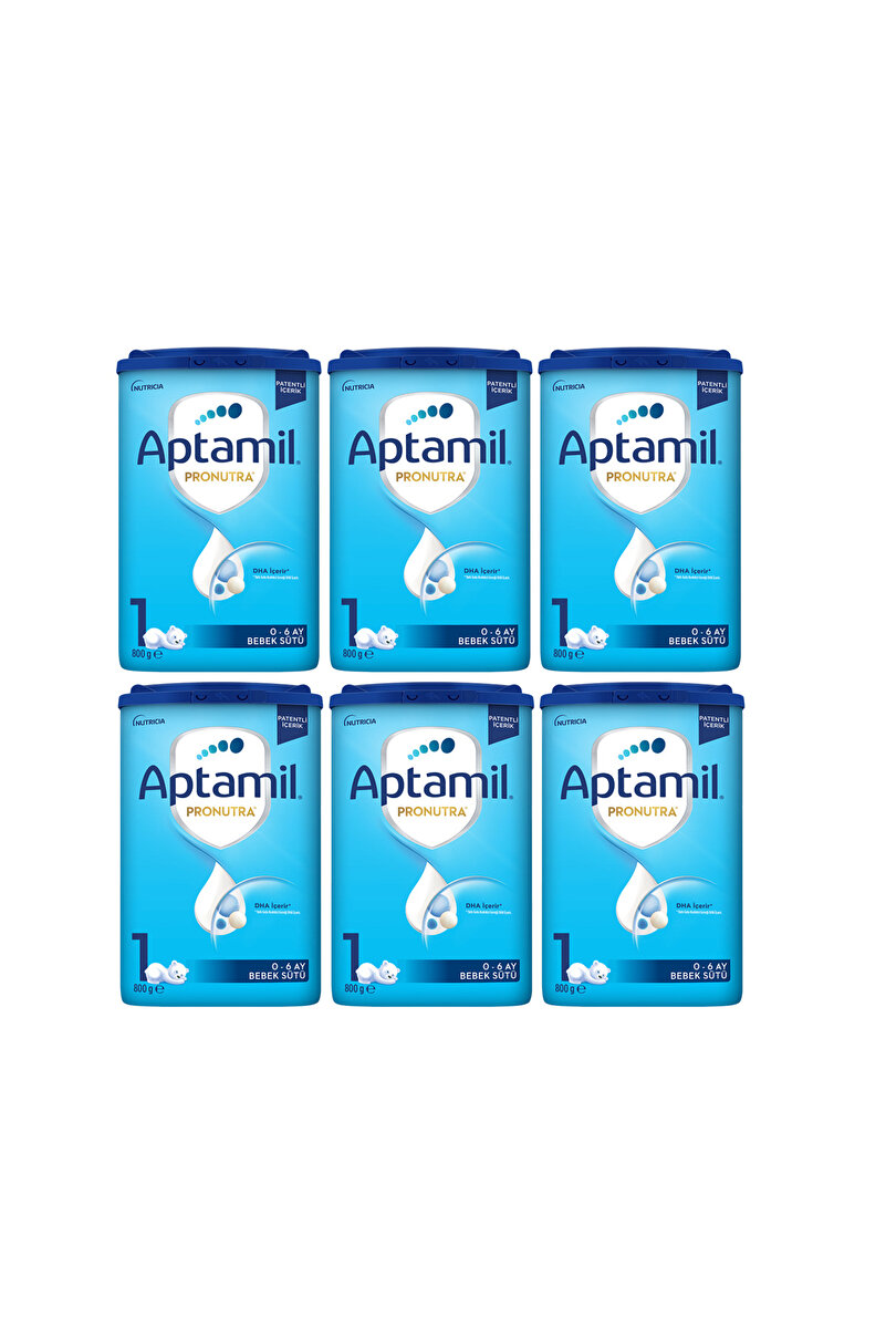 Aptamil 1 Numara Yeni 800 GR 6`lı Avantaj Paketi (4800GR)