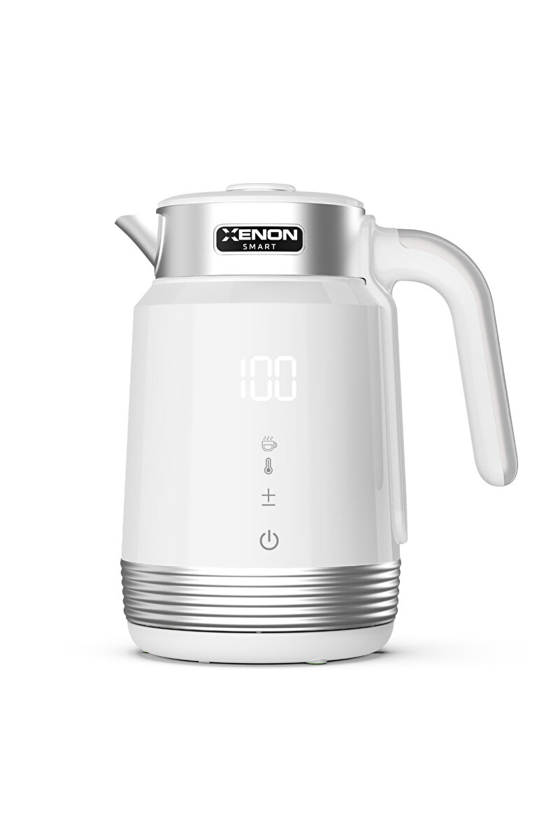 Xenon Smart Akıllı Kettle | 2200W, 1.7 Litre, Wi-Fi, Mobil Kontrol, Sesli Asistan, Çelik, Su Isıtıcı (X7102)