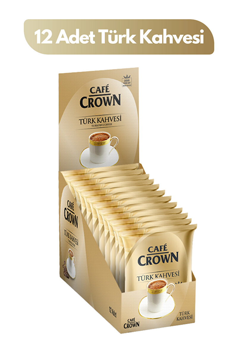 Cafe Crown Türk Kahvesi 12 Adet X 100 gram