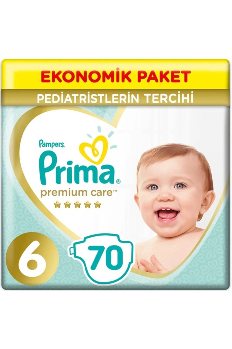Prima Bebek Bezi Premium Care 6 Beden No Junior 35 X2 = 70 Adet