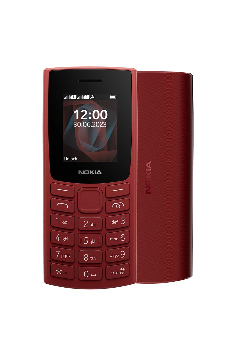 Nokia 105 TA-1557 Tuşlu Cep Telefonu Red (2 Yıl Türkiye Distribütör Garantili)