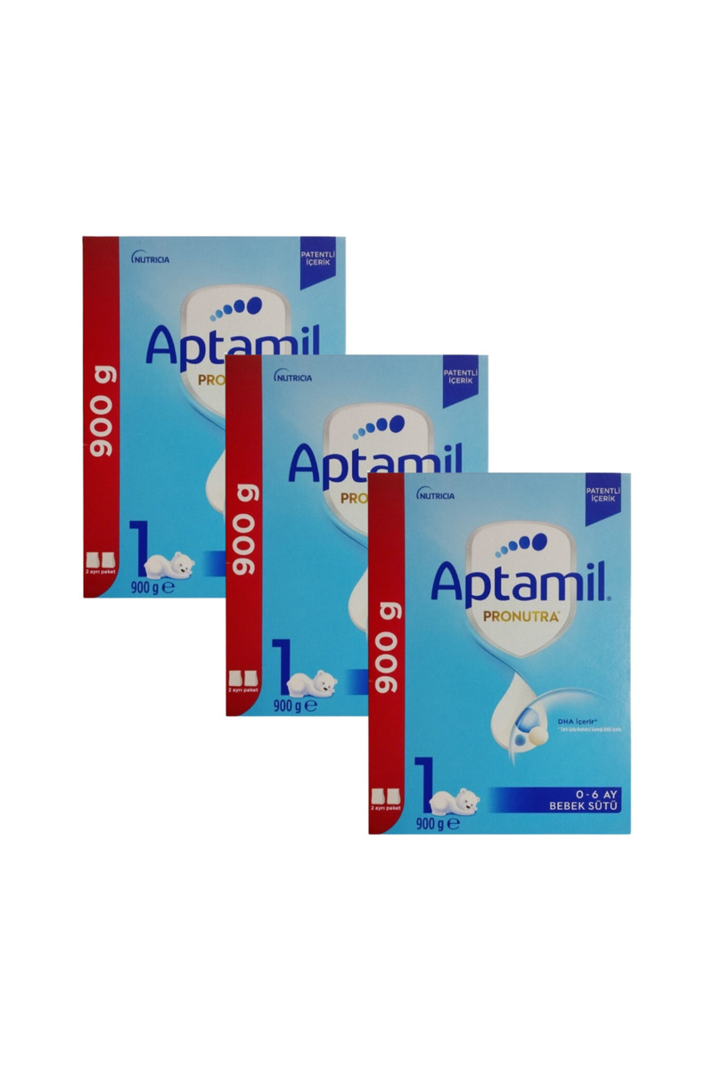 Aptamil Devam Sütü 1 Numara Pronutra 0-6 Ay 3'lü Paket 900 gr