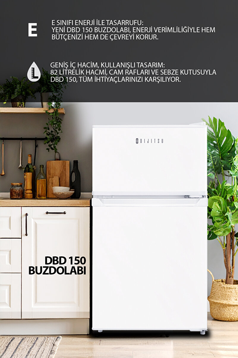 Dijitsu Mutfak Seti (Buzdolabı + Fırın + Bulaşık)