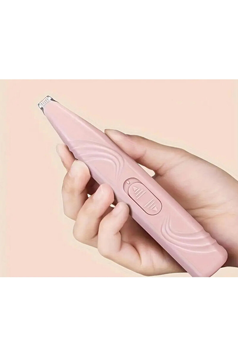 MS Pet Design Kedi/köpekler Için Profesyonel Tıraş Makinesi (PATİ VE HASSAS BÖLGELER)2 Adet Pil Ve Papyon Hediyeli