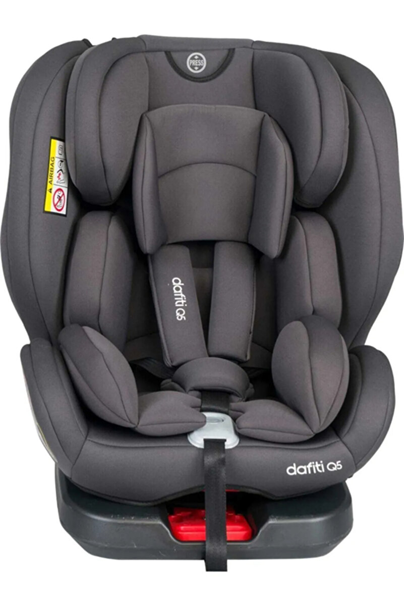 Convers Q5 TopTether 360 Dönebilen Isofix'li Oto Koltuğu Çocuk Siyah Oto Koltuğu Gri