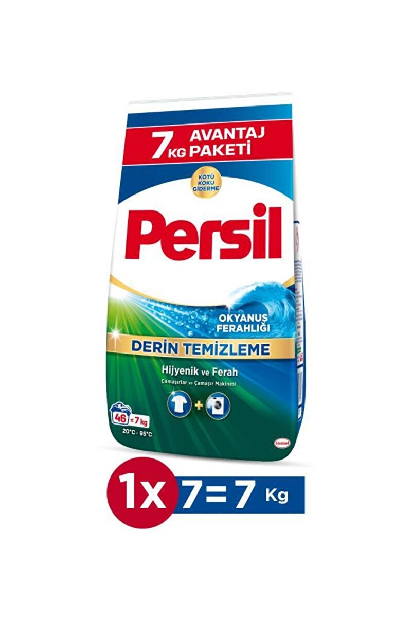 Persil Okyanus Ferahlığı Toz Çamaşır Deterjanı 46 Yıkama 7kg