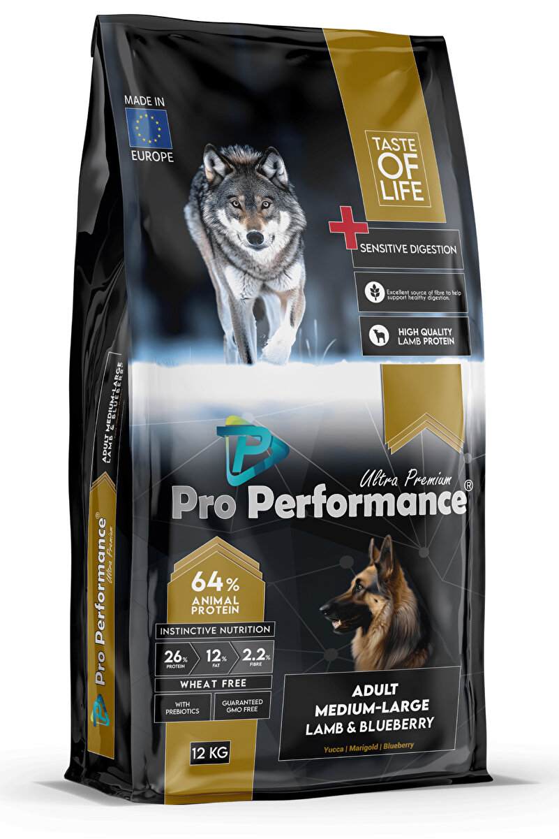 Pro Performance Ultra Premium Adult Medium Ve Large Kuzulu Köpek Maması 12 Kg