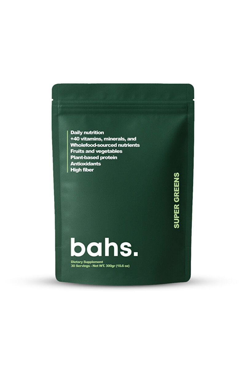 bahs. Super Greens | 300 g | Bitki Bazlı Günlük Takviye
