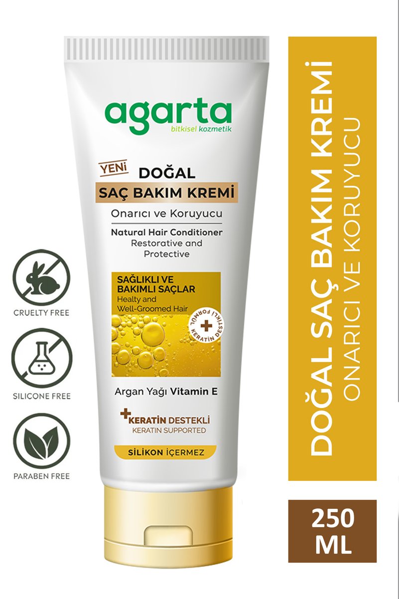 Agarta Doğal Güçlü Bakım Saç Güzelleştirici Krem 250 Ml
