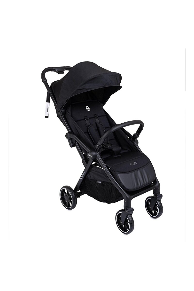 Baby Plus Quick Baston Bebek Arabası Tek Elle Katlanabilir, Ultra Hafif, 360° Dönebilen Tekerlek, 0-