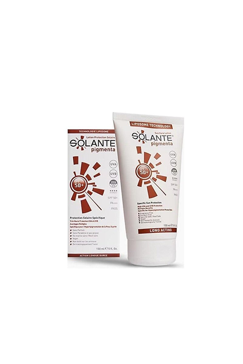 Solante Pigmenta Koyu Lekelere Karşı Güneş Losyonu Spf 50+ 150 ml