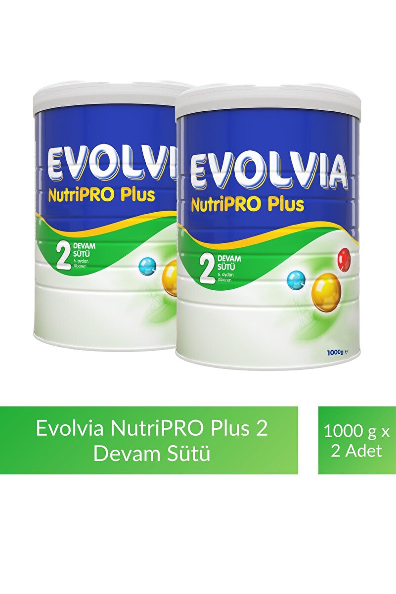 Evolvia NutriPRO Plus 2 Devam Sütü 1000 gr x 2 Adet
