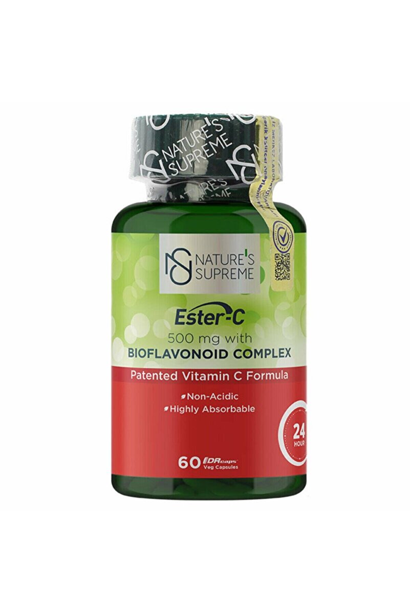Nature's Supreme Ester-C 500 Mg C Vitamini 60 Kapsül