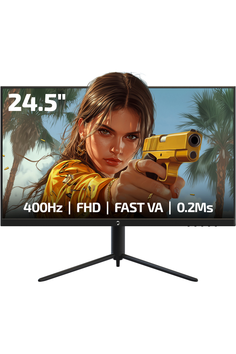 GamePower Lucid S40 24.5'' 400Hz 0.2Ms Fast VA E Spor Pivot RGB FHD Gaming Monitör