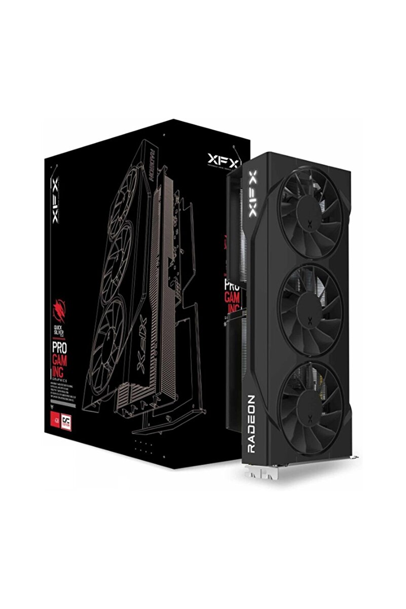 XFX Swift Triple Radeon RX 9060 XT OC 16GB GDDR6 128Bit HDMI/DP Ekran Kartı