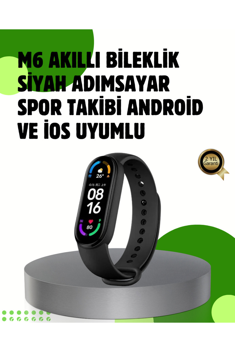 Genel Markalar Bluetooth 5.0 Akıllı Bileklik – Kalp, Uyku ve Aktivite Takibi